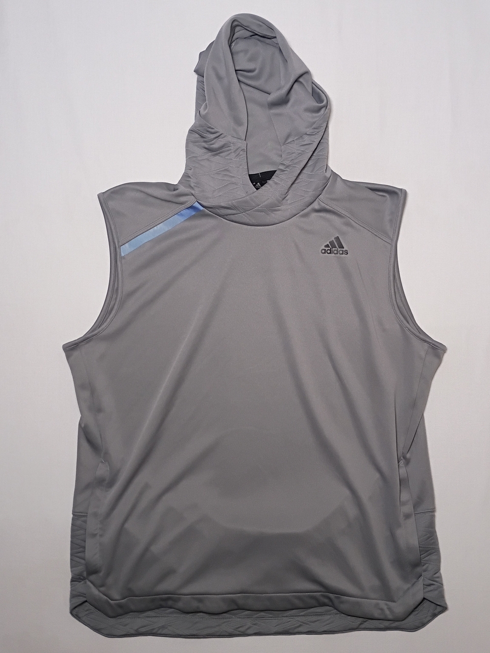 Adidas Essentials Mens SL Shooter Sleeves Hoodie XL Gray CF1117